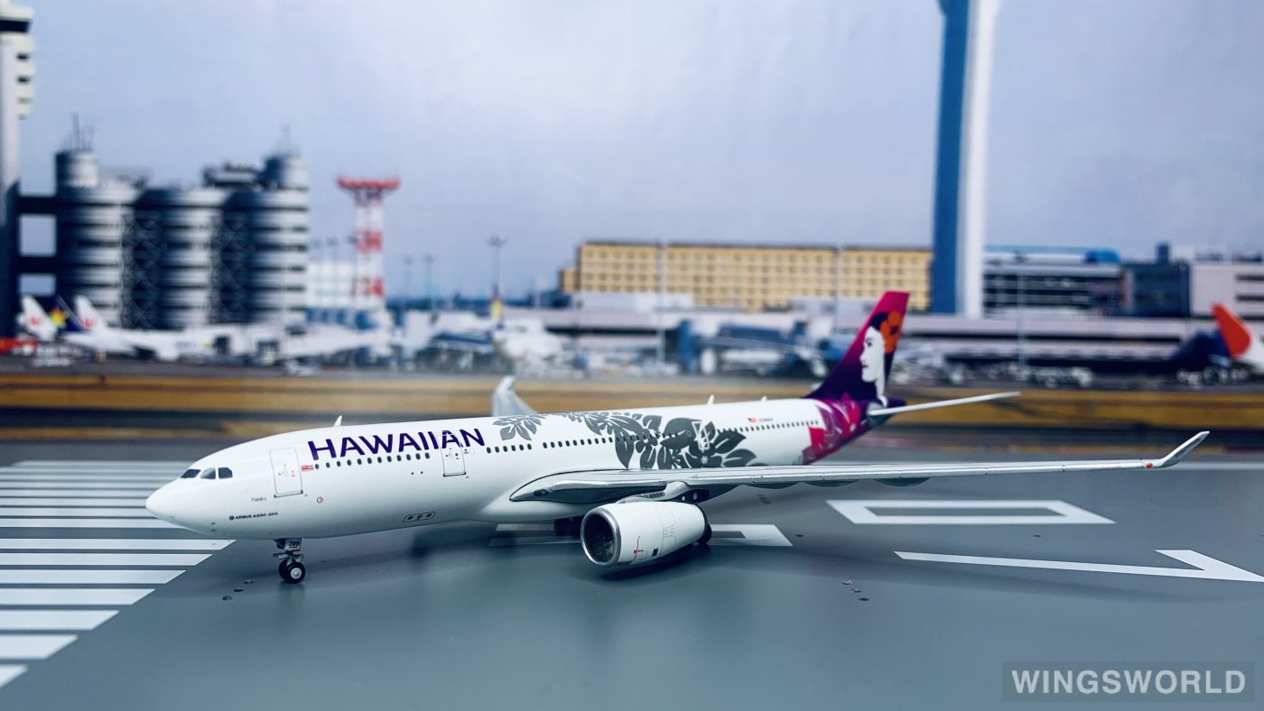 Geminijets 1:400 GJHAL1929 Hawaiian Airlines 夏威夷航空 Airbus A330-200 N388HA