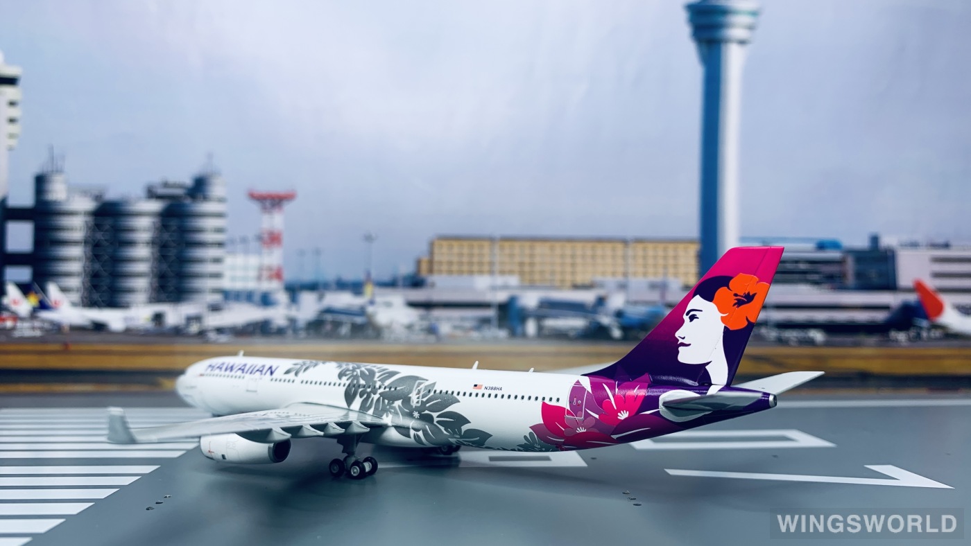 Geminijets 1:400 GJHAL1929 Hawaiian Airlines 夏威夷航空 Airbus A330-200 N388HA