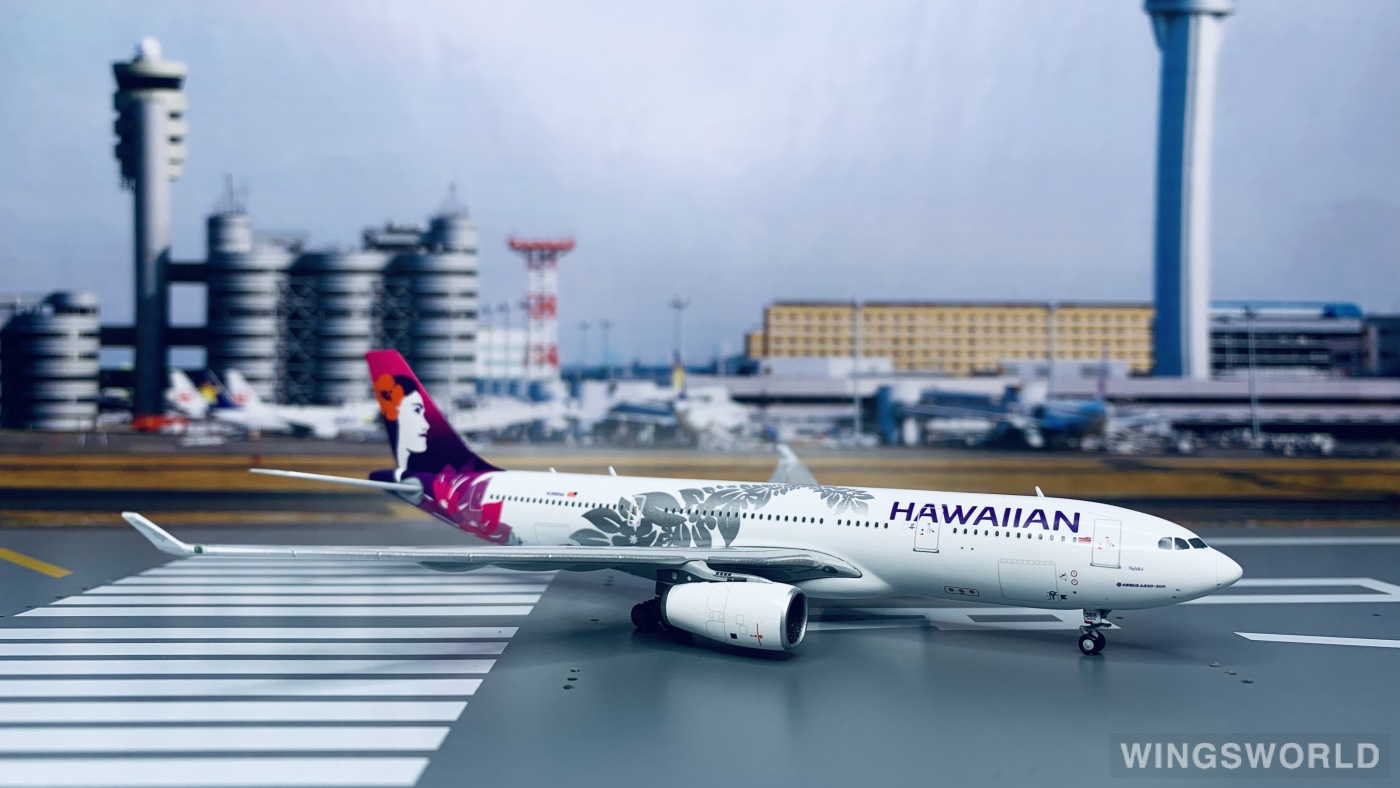 Geminijets 1:400 GJHAL1929 Hawaiian Airlines 夏威夷航空 Airbus A330-200 N388HA