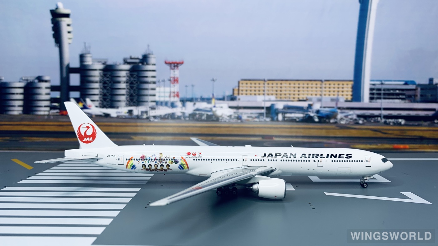 Phoenix 1:400 Boeing 777-300 Japan Airlines 日本航空PH04087 JA751J 