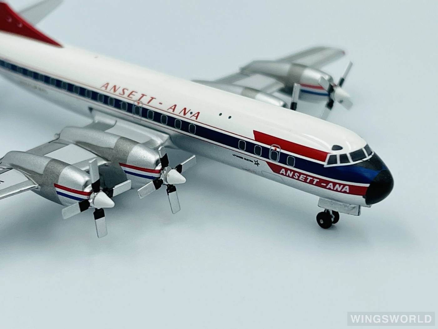 AeroClassics 1:400 ACVHRMA Ansett 澳洲安捷航空 Lockheed L-188 Electra VH-RMA