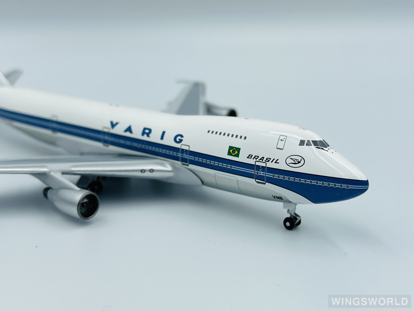 AeroClassics 1:400 BB419808 VARIG 里约格朗德航空 Boeing 747-200 PP-VNB