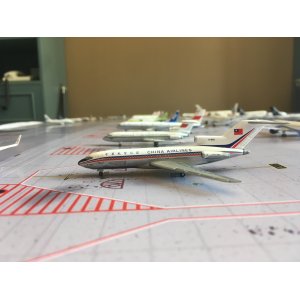 China Airlines 中华航空 Boeing 727-100 B-1822 1960s colors. Model 3 in a set of 3. Exclusive for Airshop, Taiwan. HG400095A Hogan 1:400