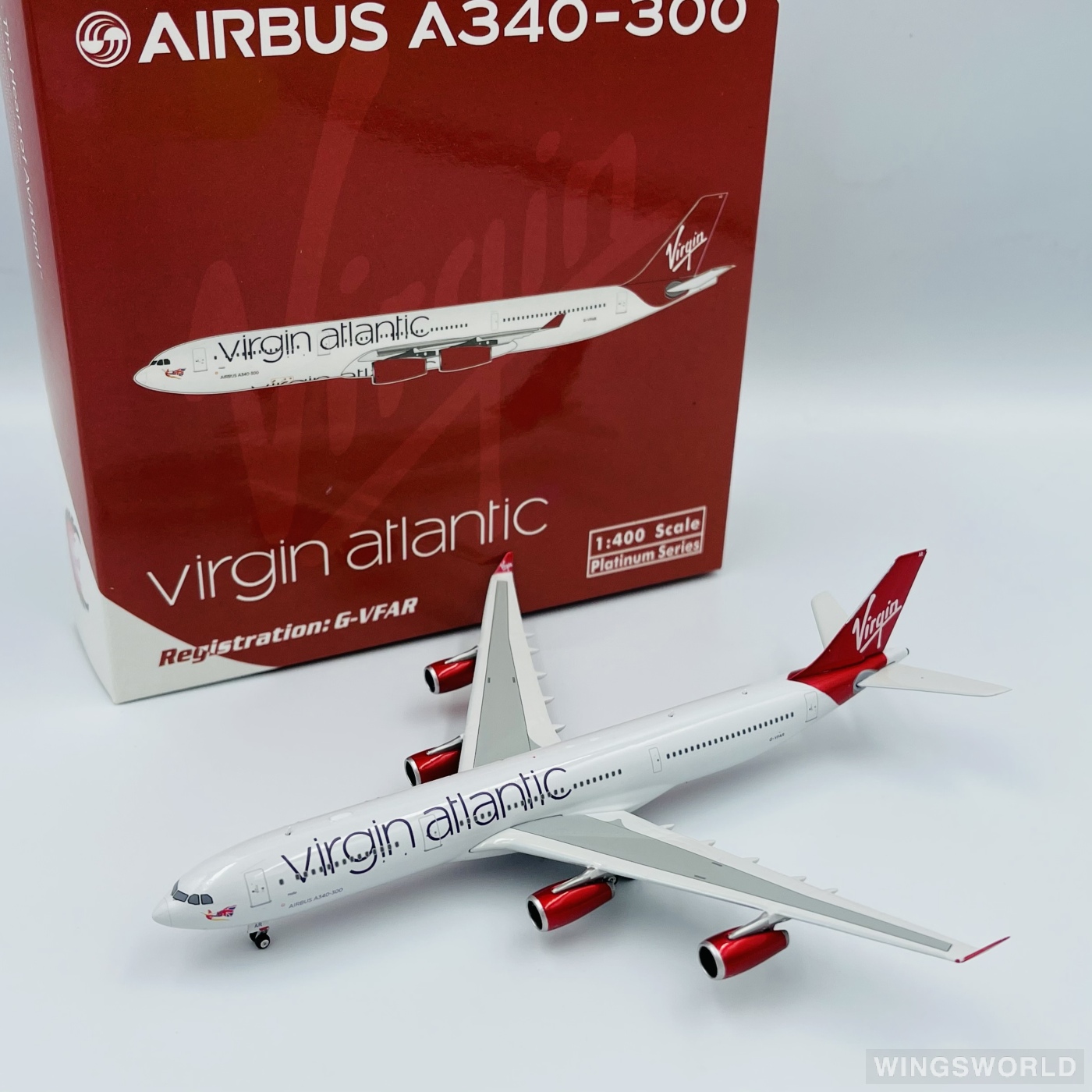 Phoenix 1:400 PH11175 Virgin Atlantic Airways 维珍航空 Airbus A340-300 G-VFAR