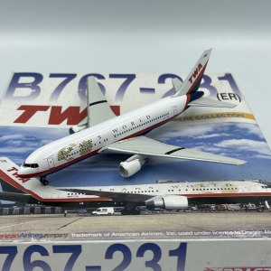 TWA 环球航空 Boeing 767-200 N601TW  55359 Dragon Models 1:400