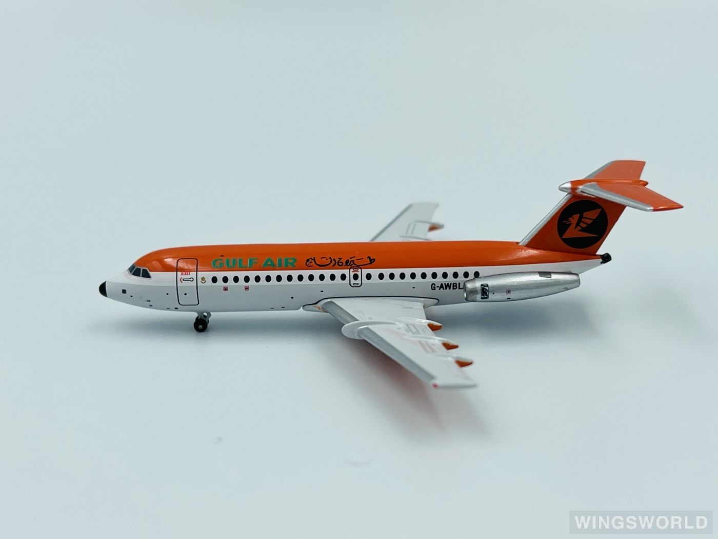 AeroClassics 1:400 ACGAWBL Gulf Air 海湾航空 BAC 111 G-AWBL
