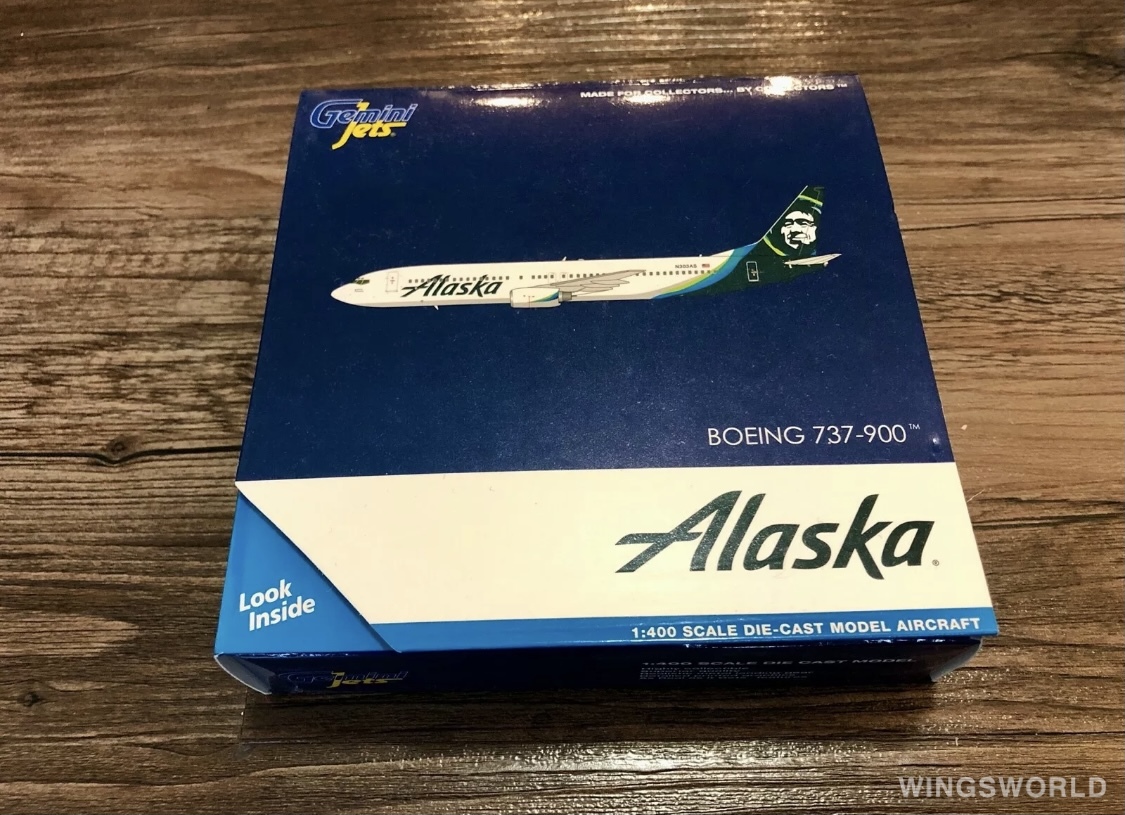 Geminijets 1:400 GJASA1872 Alaska Airlines 阿拉斯加航空 Boeing 737-900 N303AS