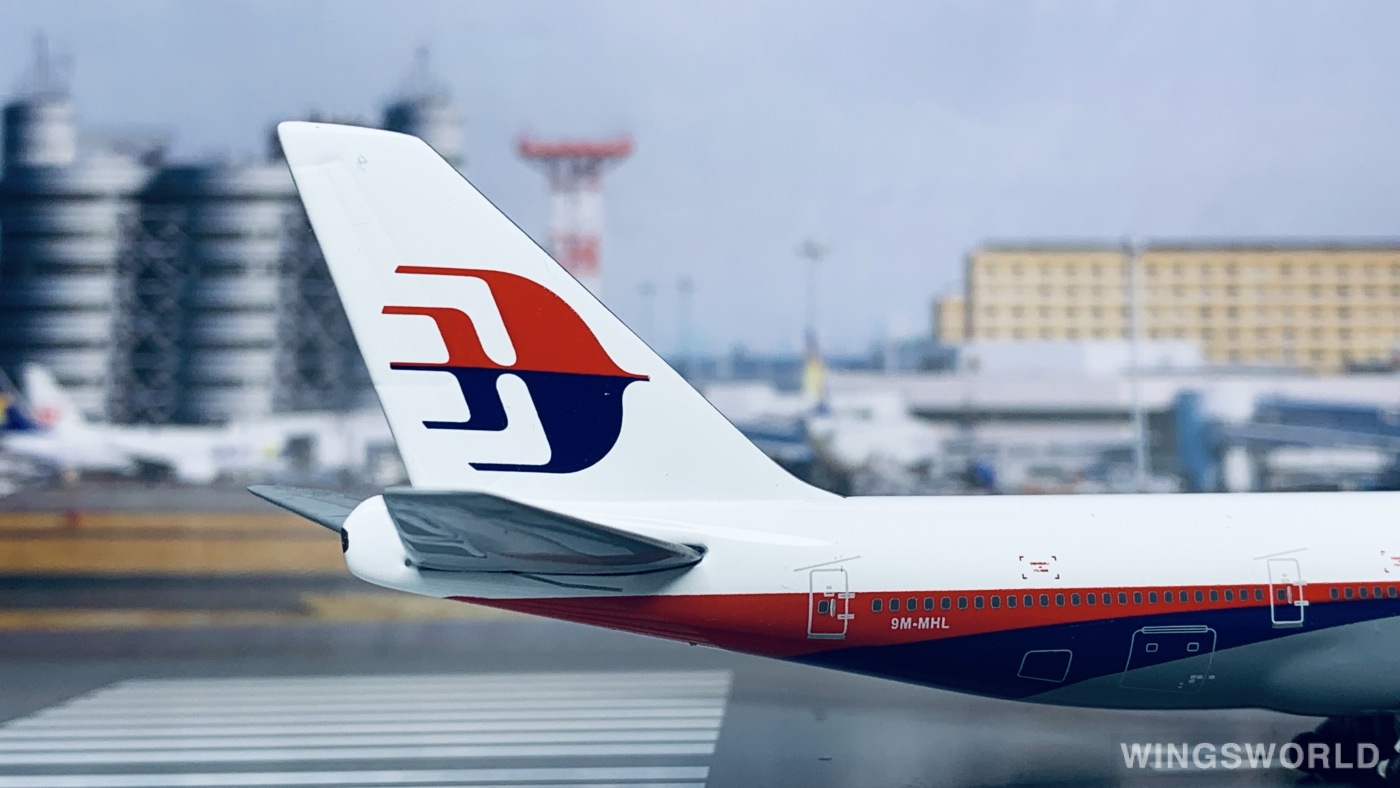 Geminijets 1:400 GJMAS299 Malaysia Airlines 马来西亚航空 Boeing 747-400 9M-MHL