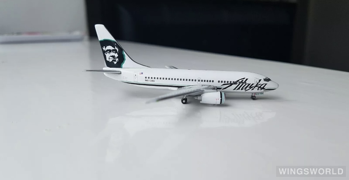 Geminijets 1:400 GJASA381 Alaska Airlines 阿拉斯加航空 Boeing 737-700 N613AS