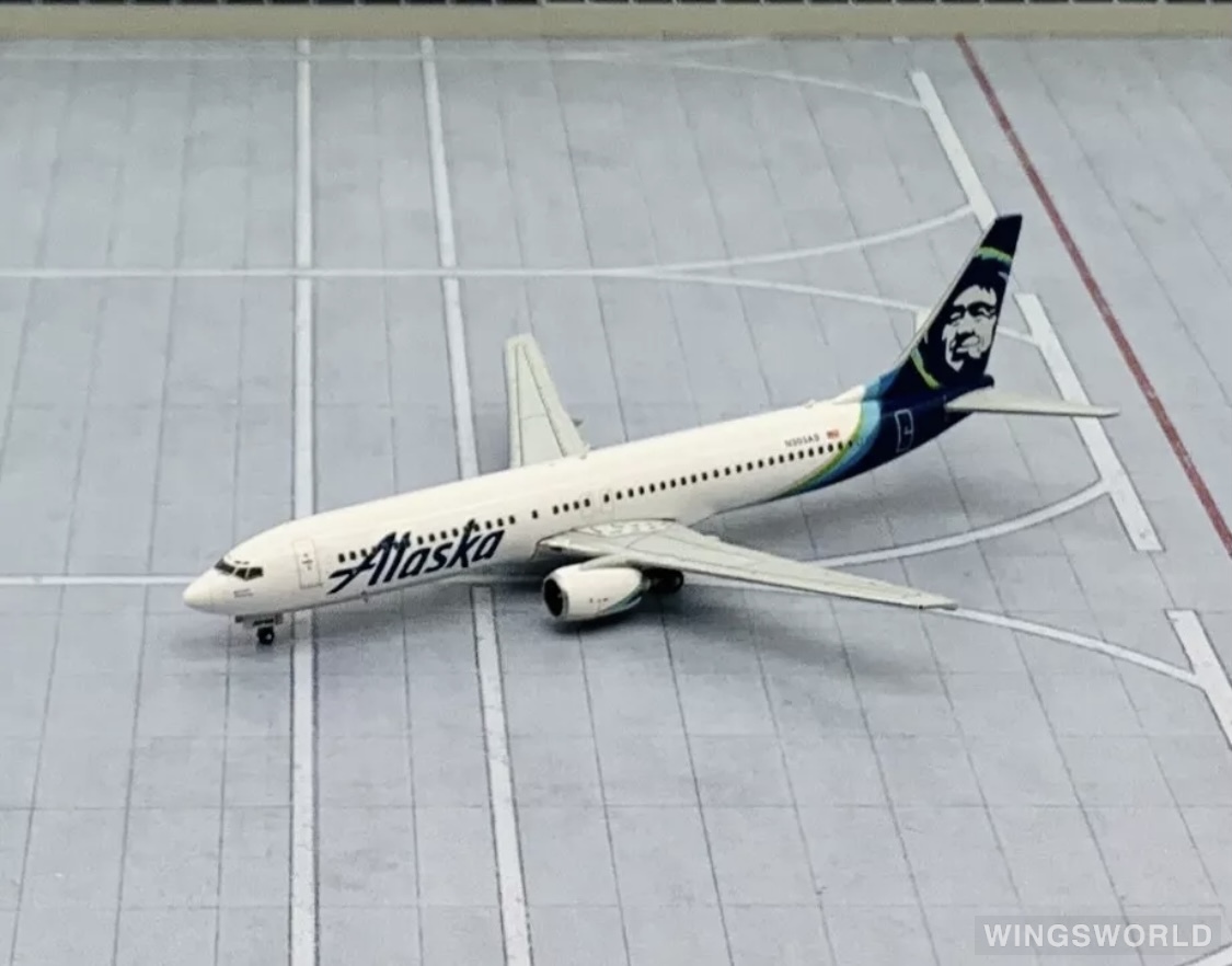 Geminijets 1:400 GJASA1872 Alaska Airlines 阿拉斯加航空 Boeing 737-900 N303AS