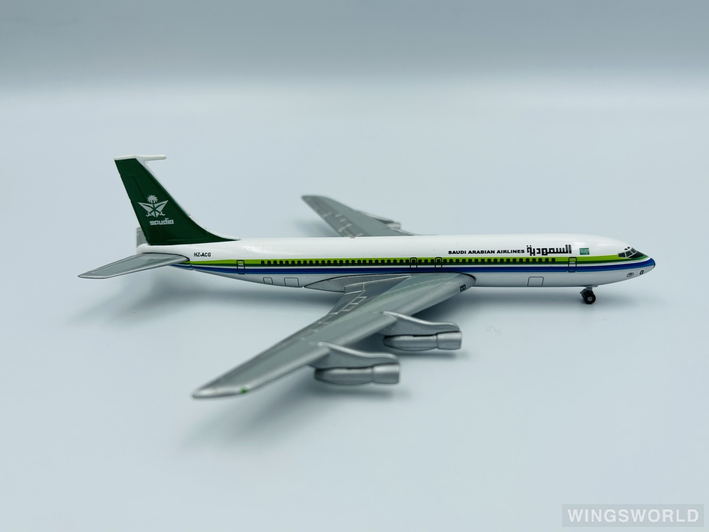 Geminijets 1:400 GJSVA028 Saudia 沙特阿拉伯航空 Boeing 707-300 HZ-ACG