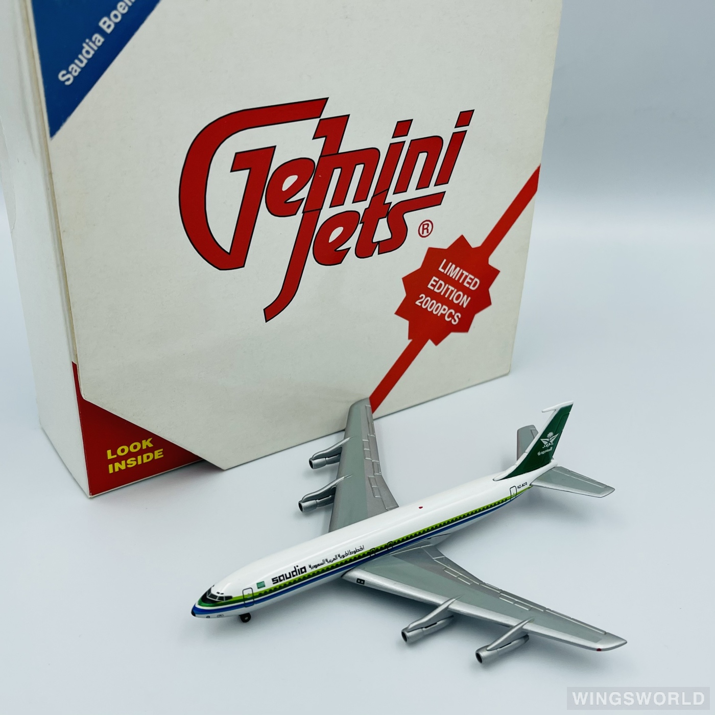 Geminijets 1:400 GJSVA028 Saudia 沙特阿拉伯航空 Boeing 707-300 HZ-ACG