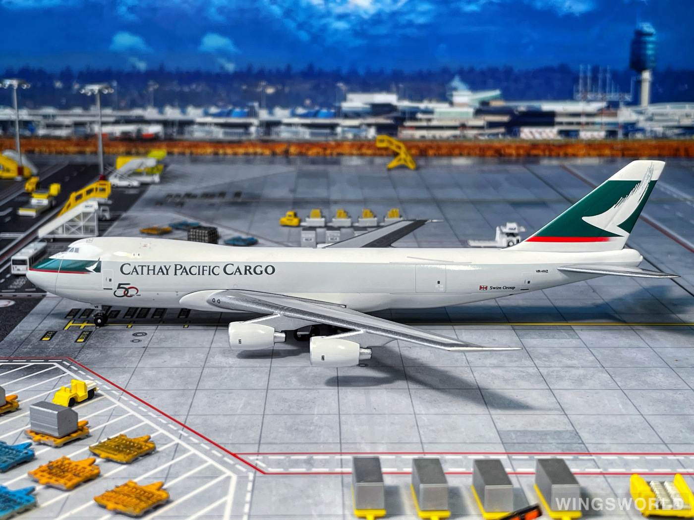 Big Bird 1:400 BB4VRHVZ Cathay Pacific 国泰航空 Boeing 747-200 VR-HVZ