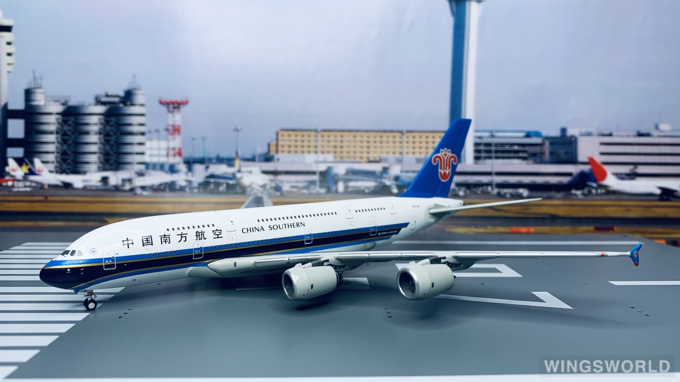 Geminijets 1:400 GJCSN1106 China Southern 中国南方航空 Airbus A380-800 B-6136