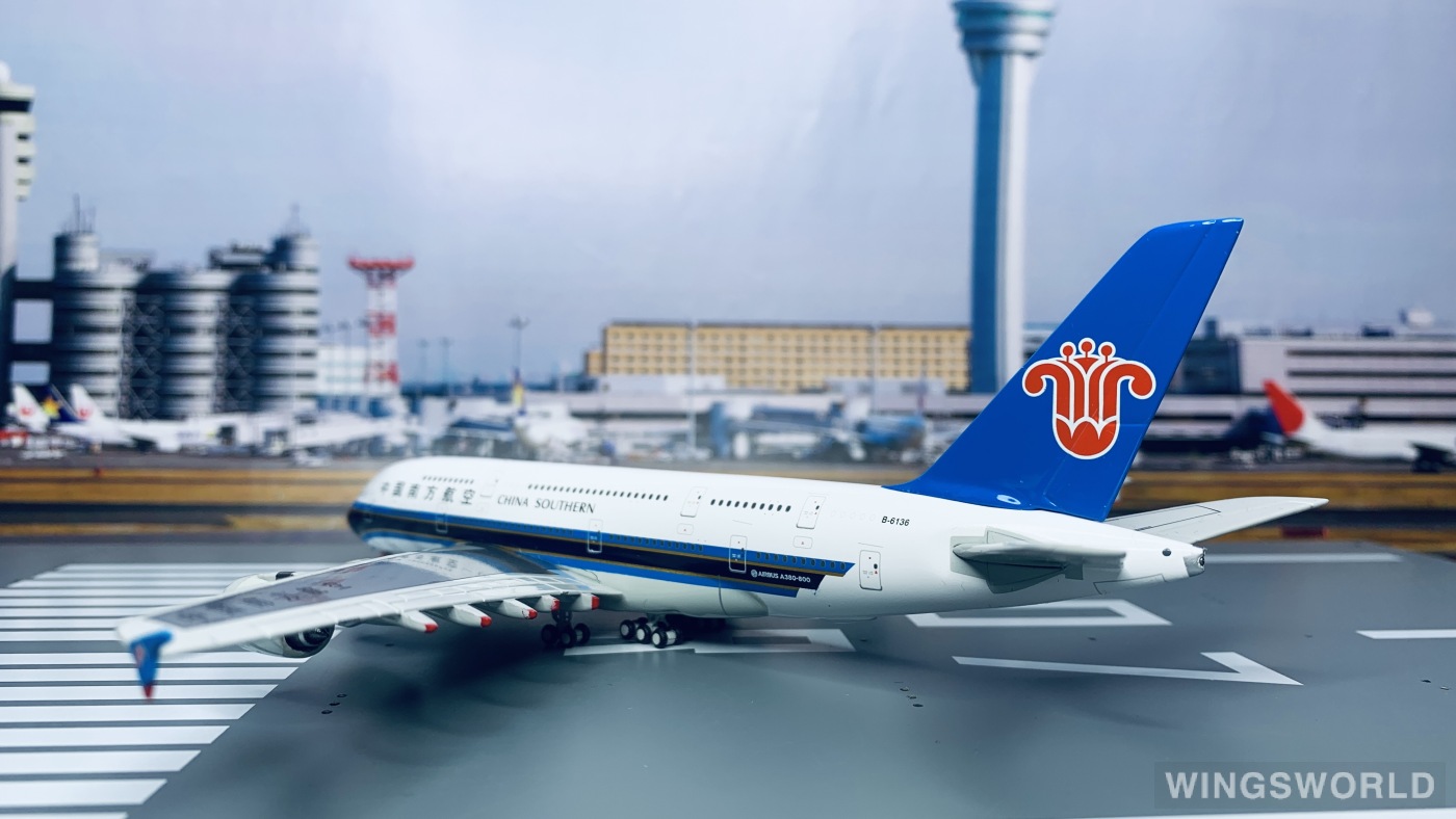 Geminijets 1:400 GJCSN1106 China Southern 中国南方航空 Airbus A380-800 B-6136