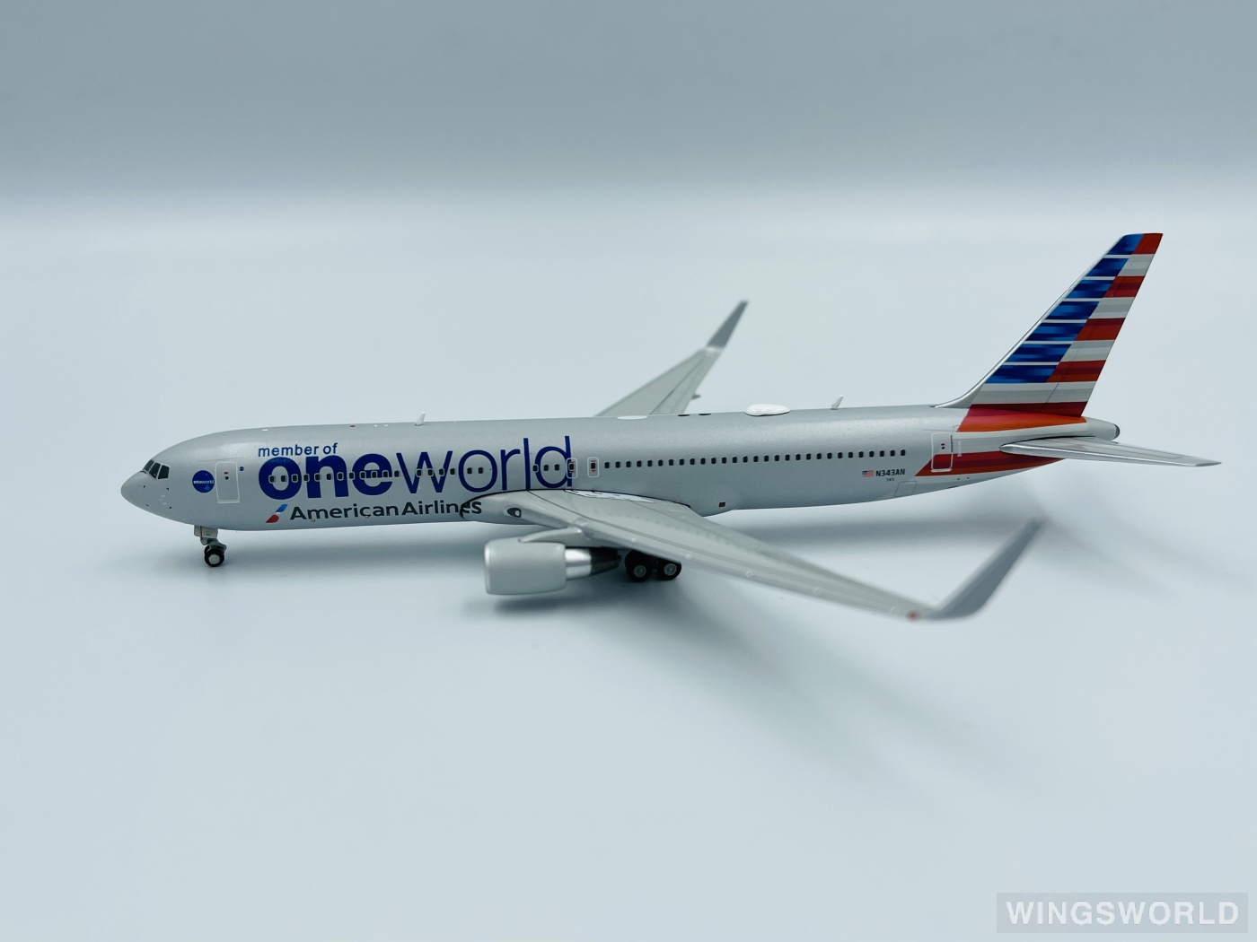 Geminijets 1:400 GJAAL1680 American Airlines 美国航空 Boeing 767-300 N343AN