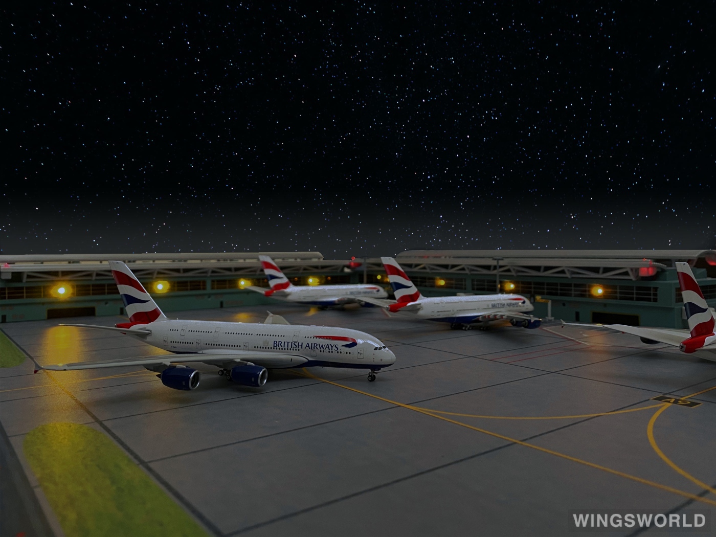 Phoenix 1:400 PH04353 British Airways 英国航空 Airbus A380-800 G-XLEL