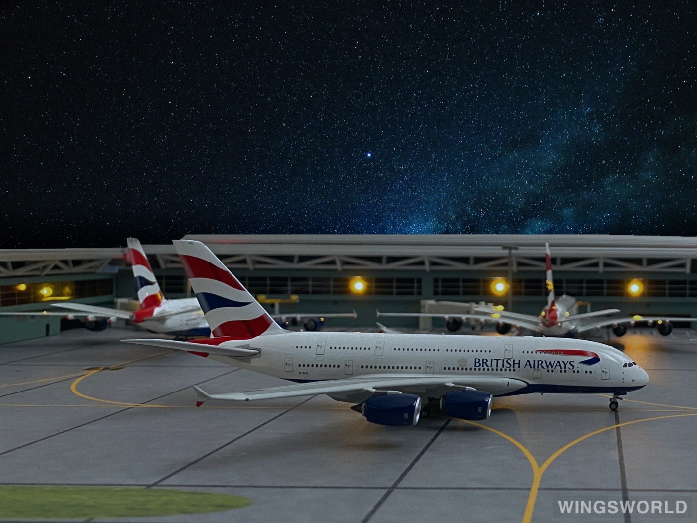 Phoenix 1:400 PH04353 British Airways 英国航空 Airbus A380-800 G-XLEL