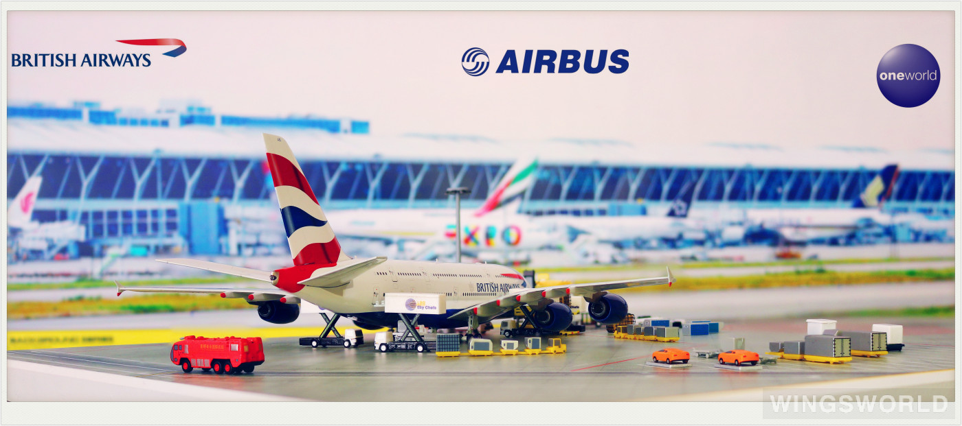 Phoenix 1:400 PH04353 British Airways 英国航空 Airbus A380-800 G-XLEL