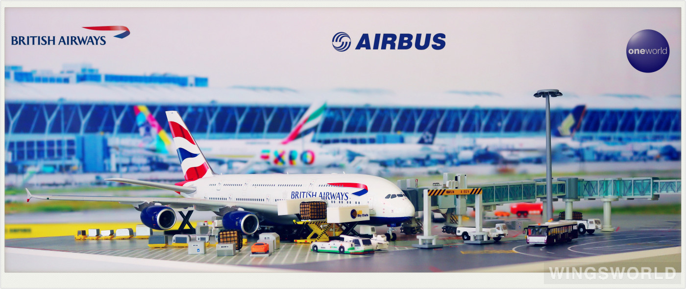 Phoenix 1:400 PH04353 British Airways 英国航空 Airbus A380-800 G-XLEL