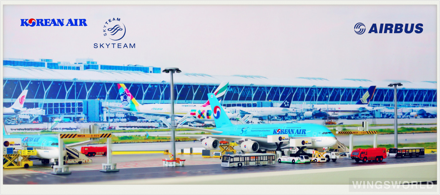 Phoenix 1:400 PH04258 Korean Air 大韩航空 Airbus A380-800 HL7612