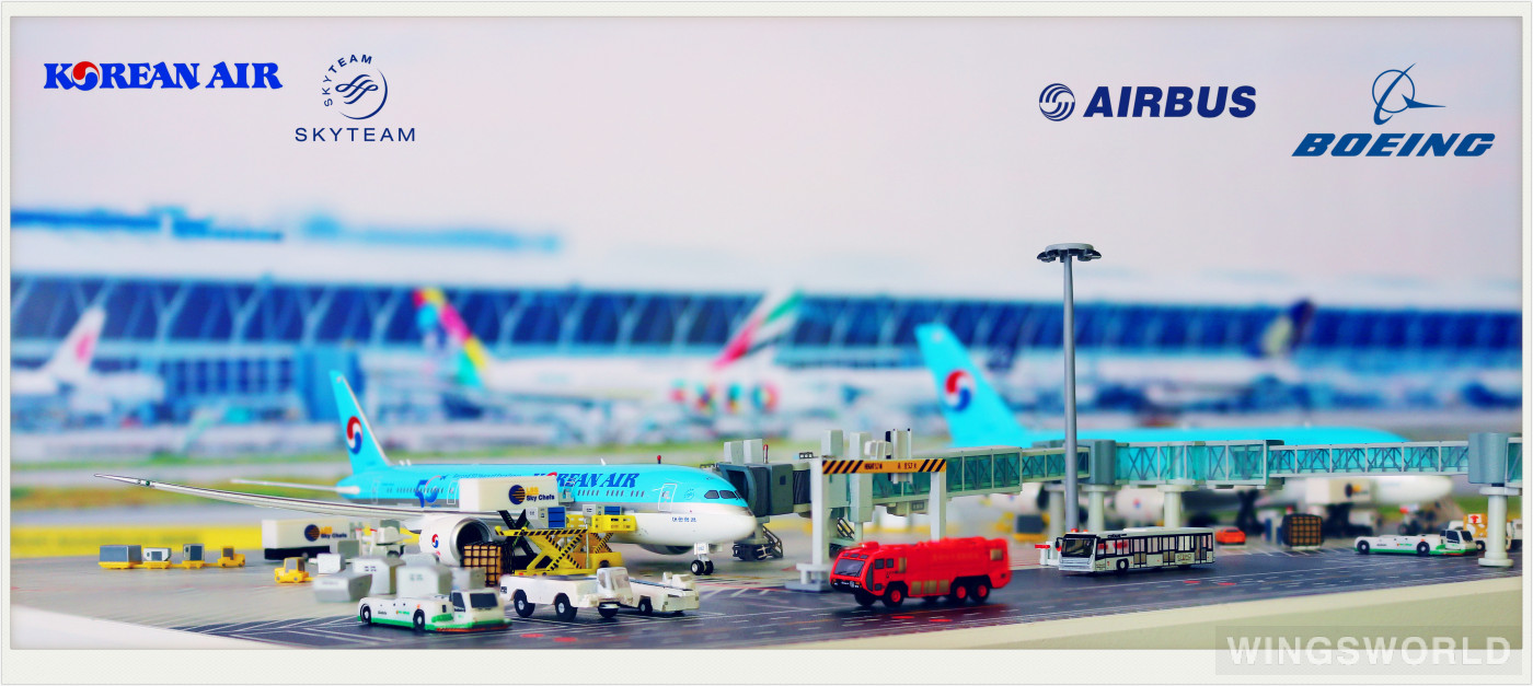 Phoenix 1:400 PH04276 Korean Air 大韩航空 Boeing 787-9 HL8082