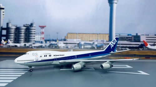 ANA 全日空 Boeing 747-100 JA8157 终航纪念非卖品 NH40018 Hogan 1:400