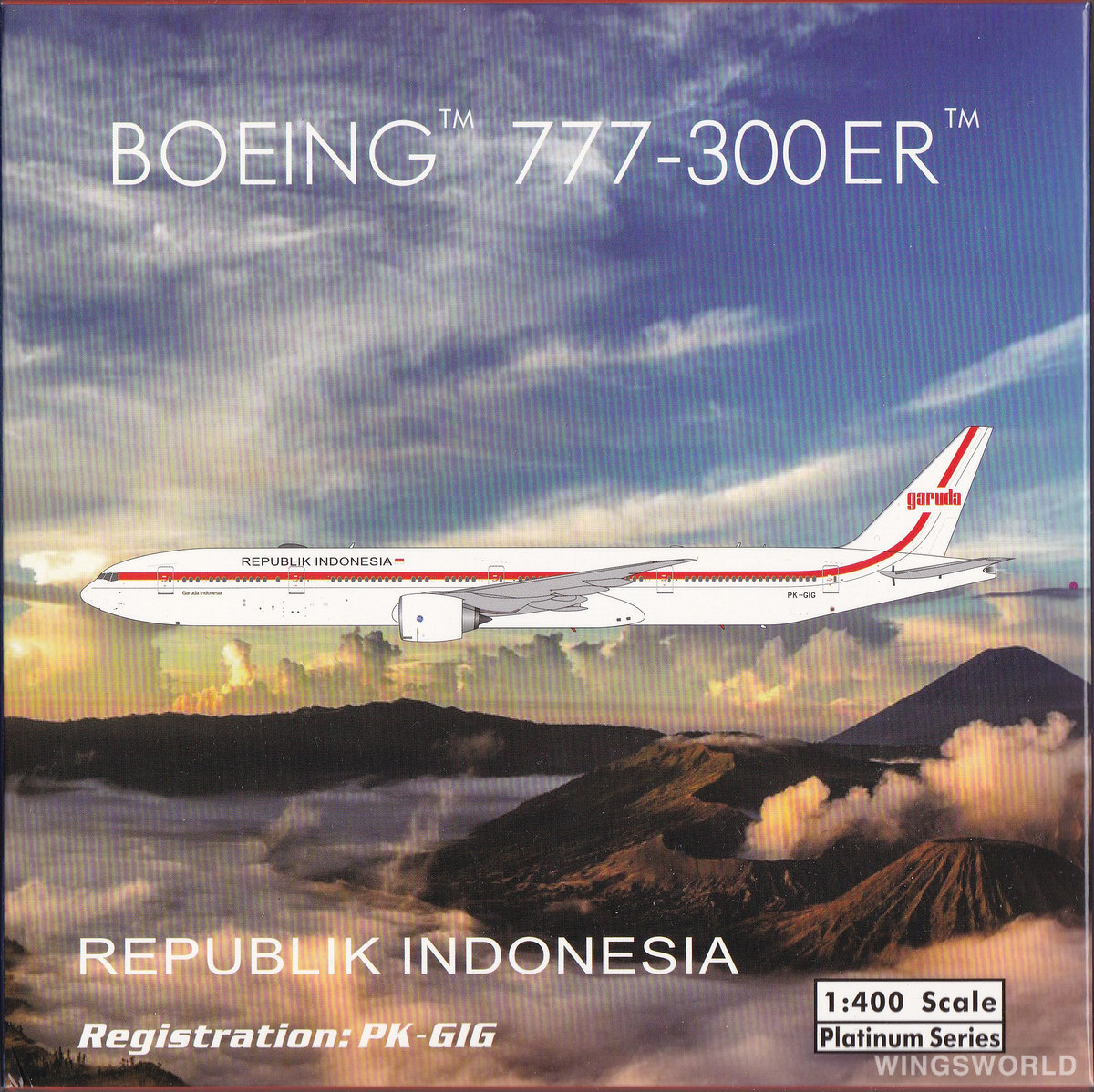 Phoenix 1:400 PH11646 Garuda Indonesia 印度尼西亚鹰航 Boeing 777-300ER PK-GIG