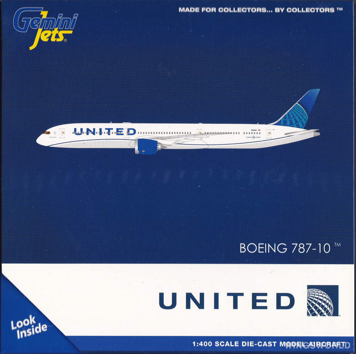 Geminijets 1:400 GJUAL1808 United Airlines 美国联合航空 Boeing 787-10 N12010