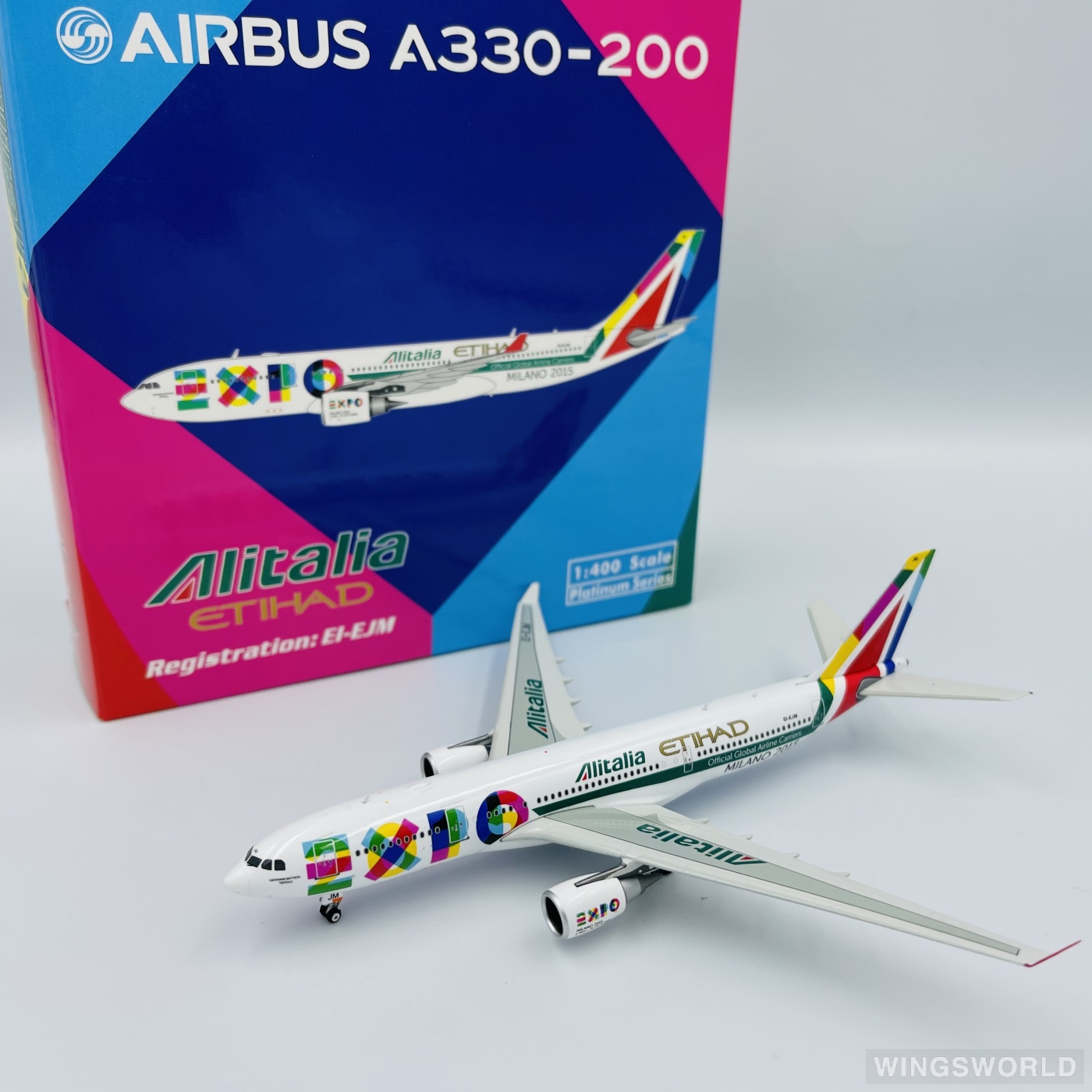 Phoenix 1:400 PH11035 Alitalia 意大利航空 Airbus A330-200 EI-EJM