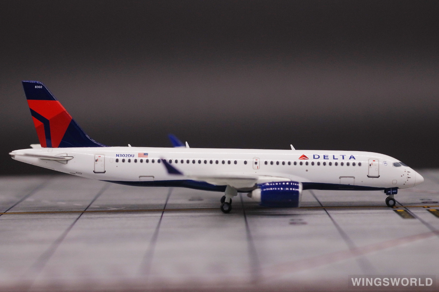 Geminijets 1:400 GJDAL1926 Delta Air Lines 达美航空 Airbus A220-300 N302DU