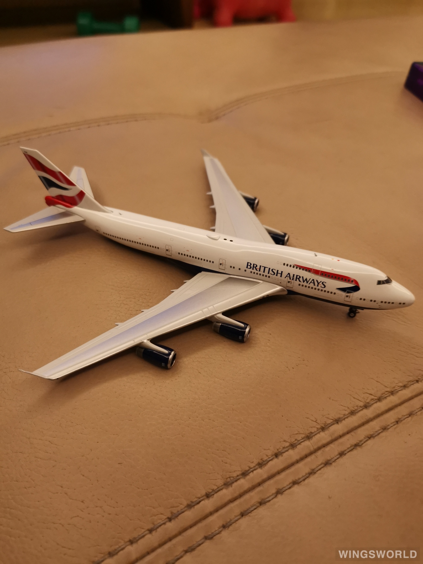 Phoenix 1:400 PH04355 British Airways 英国航空 Boeing 747-400 G-BYGG