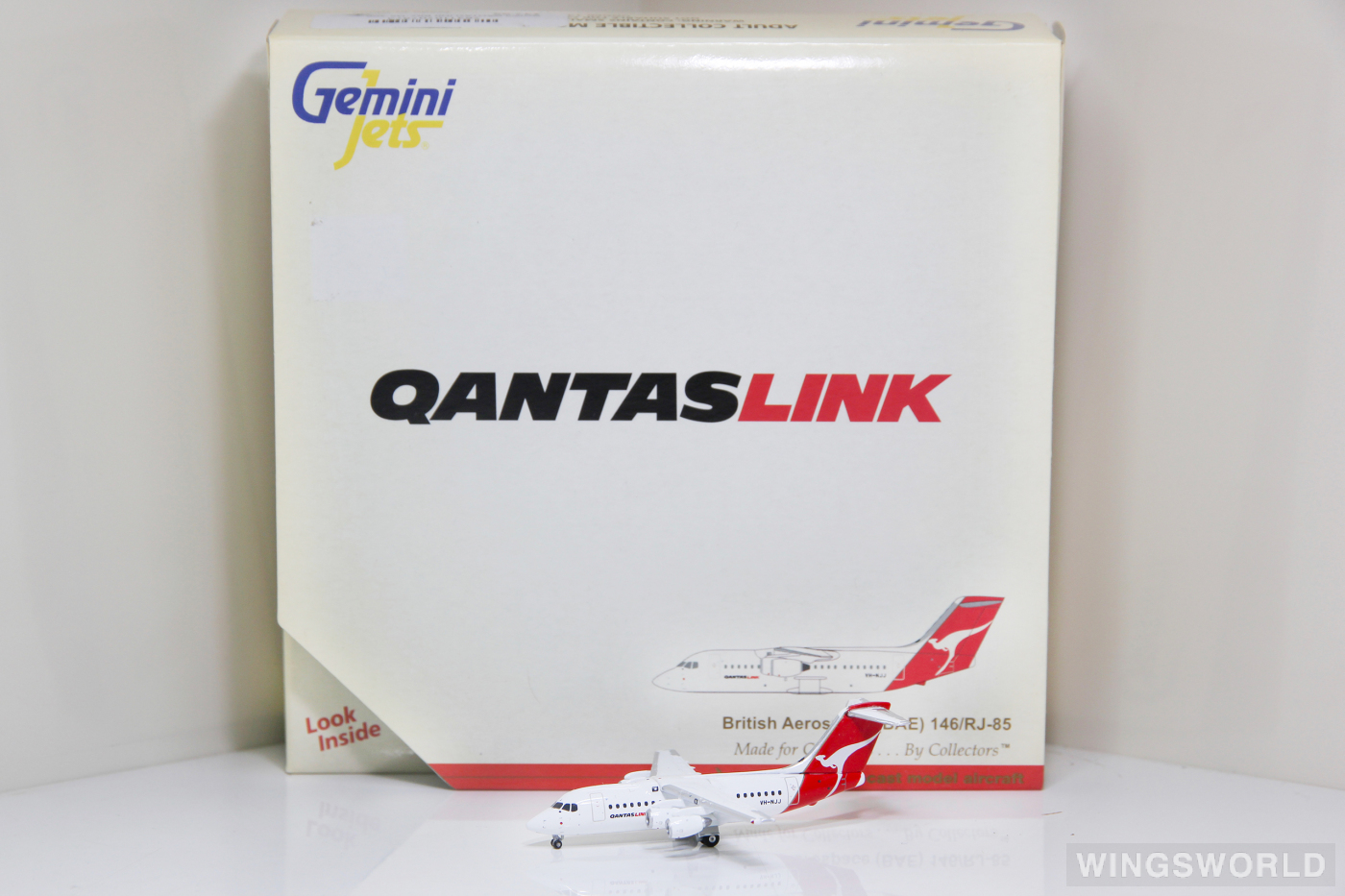 Geminijets 1:400 GJQFA787 Qantas 澳洲航空 BAe 146 VH-NJJ