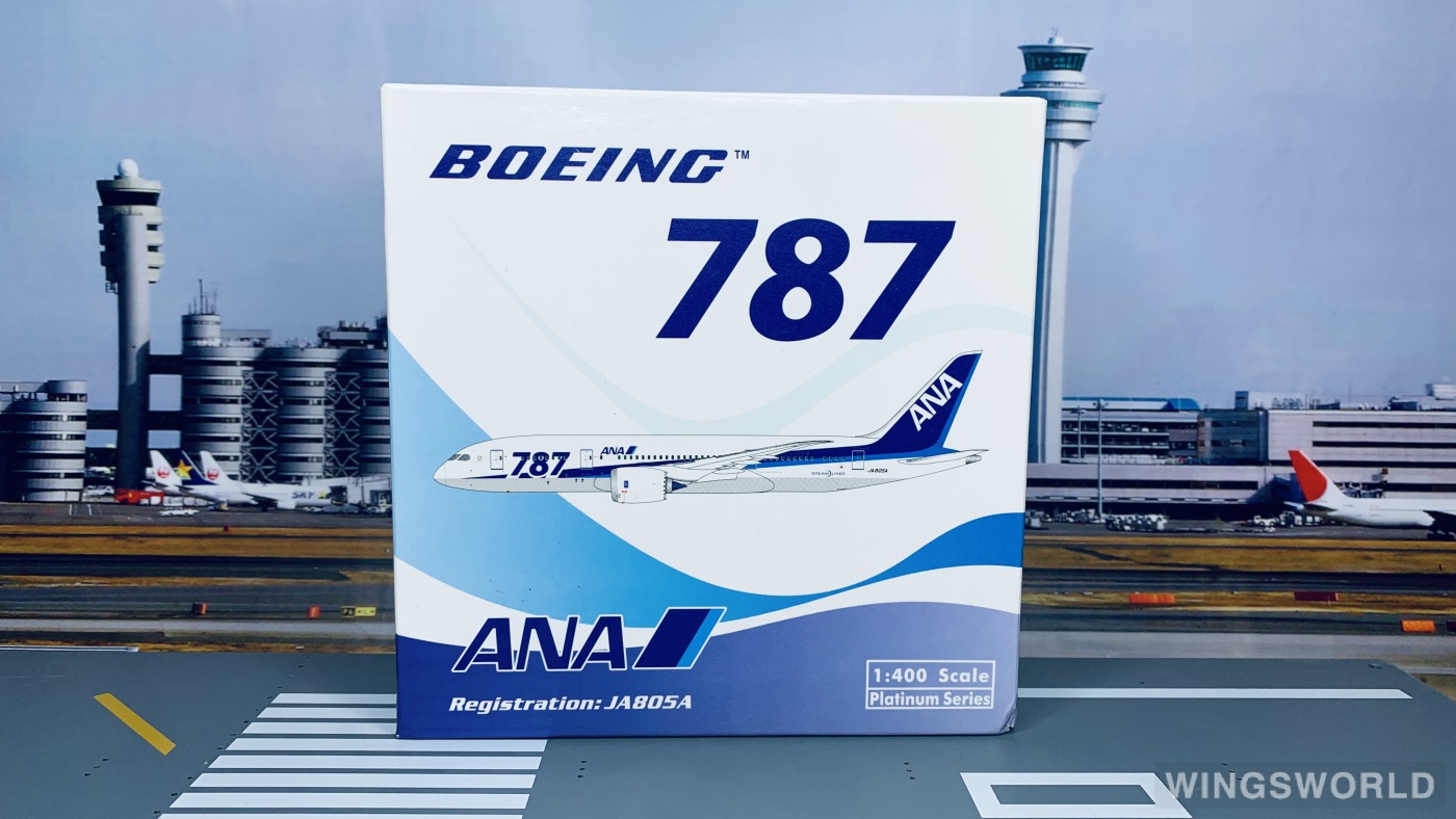 Phoenix 1:400 Boeing 787-8 ANA 全日空PH10585 JA805A 787 logo的照片 