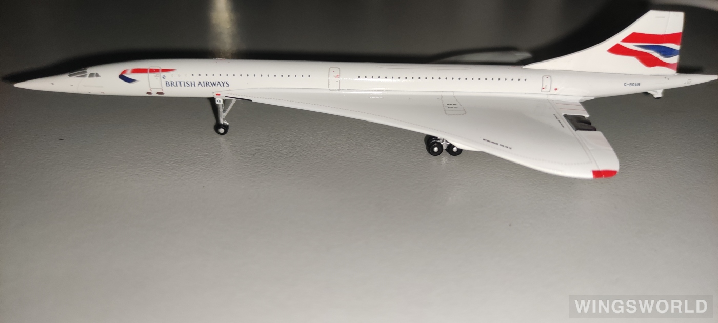 Geminijets 1:400 GJBAW1946 British Airways 英国航空 Concorde G-BOAB