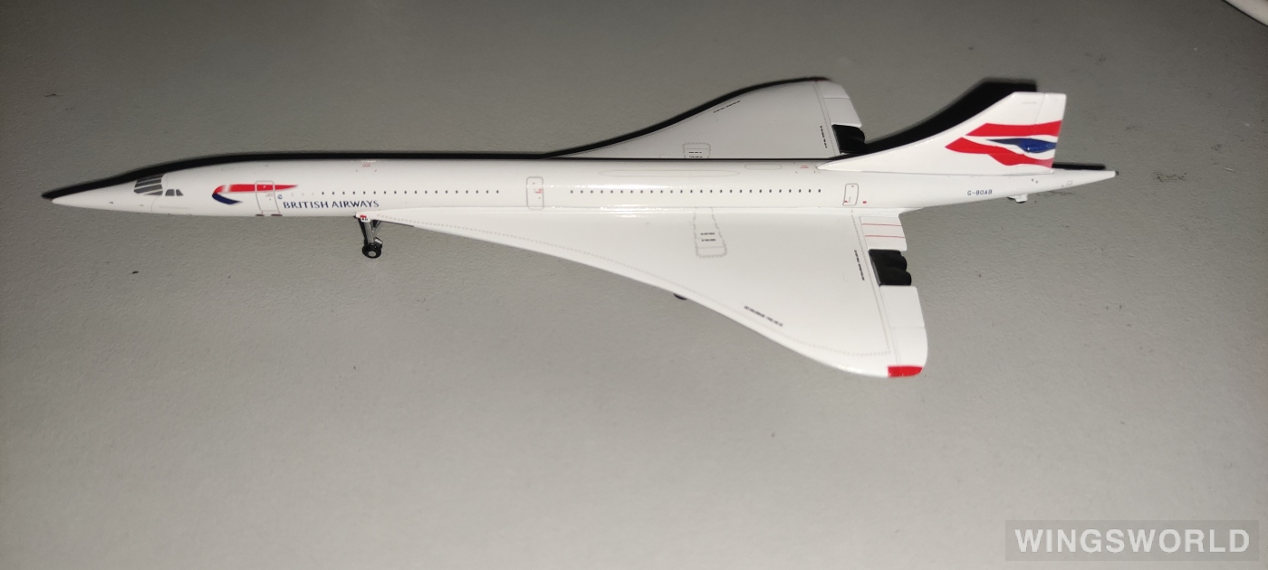 Geminijets 1:400 GJBAW1946 British Airways 英国航空 Concorde G-BOAB