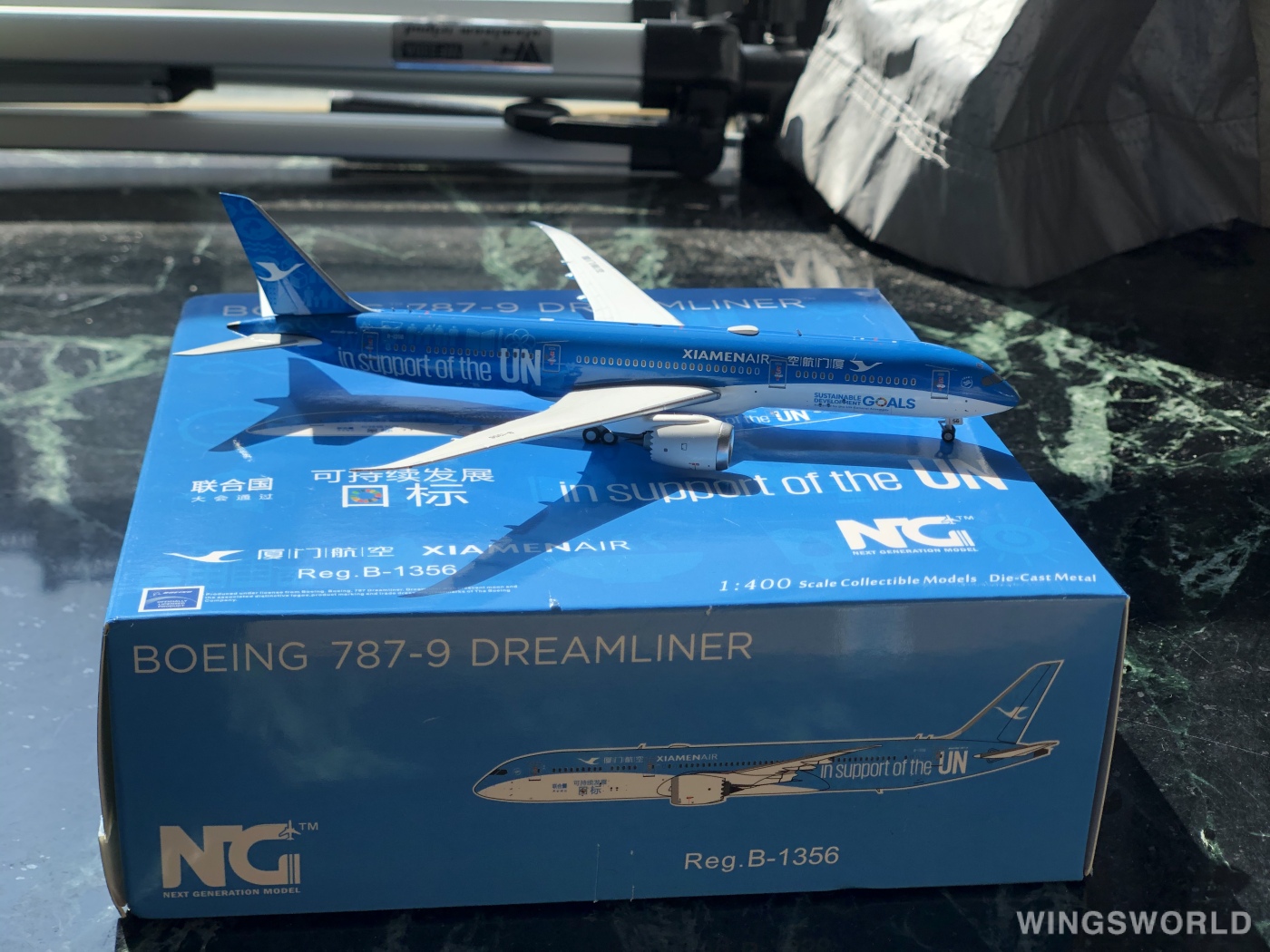 NGmodels 1:400 NG55052 XiamenAir 厦门航空 Boeing 787-9 B-1356