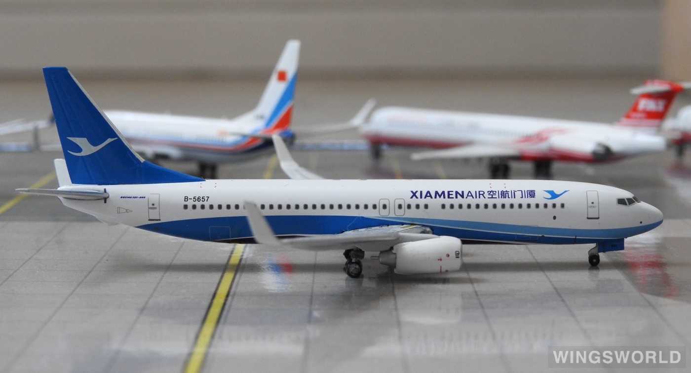 Witty 1:400 WT4738007 XiamenAir 厦门航空 Boeing 737-800 B-5657