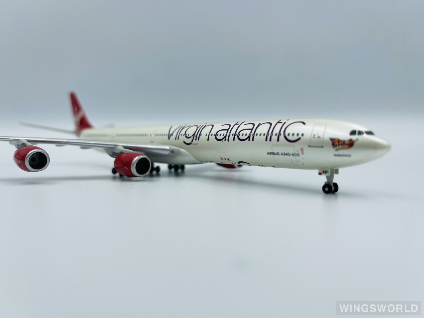 Geminijets 1:400 GJVIR1083 Virgin Atlantic Airways 维珍航空 Airbus A340-600 G-VNAP