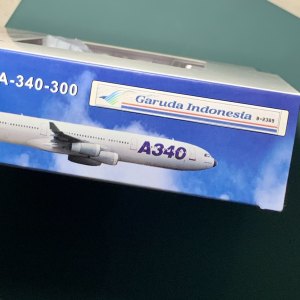 Garuda Indonesia 印度尼西亚鹰航 Airbus A340-300 B-2389  ACB2389 AeroClassics 1:400