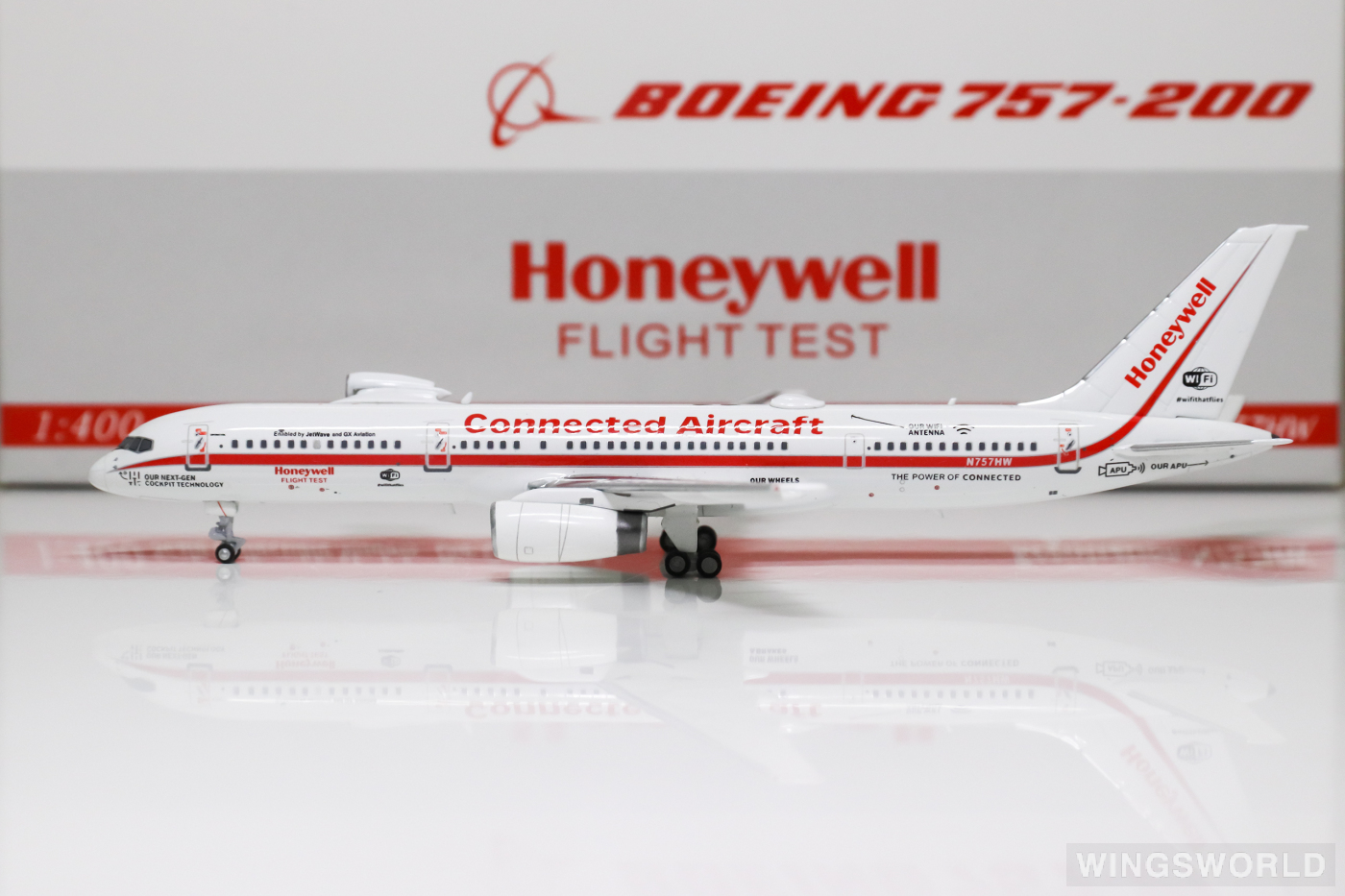NG models 1:400 Boeing 757-200 Honeywell 霍尼韦尔NG53020 N757HW 的