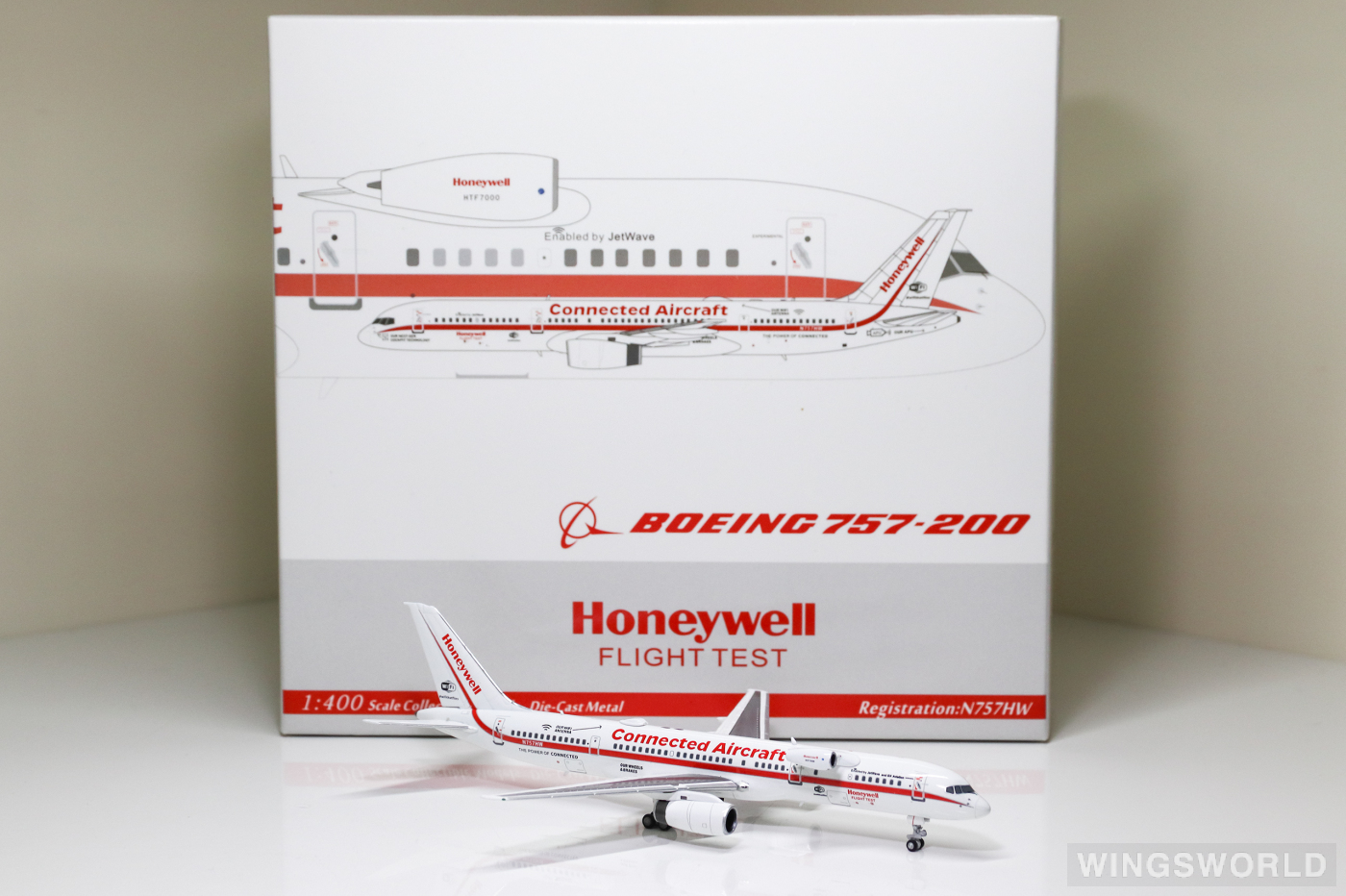 NG models 1:400 Boeing 757-200 Honeywell 霍尼韦尔NG53020 N757HW 的