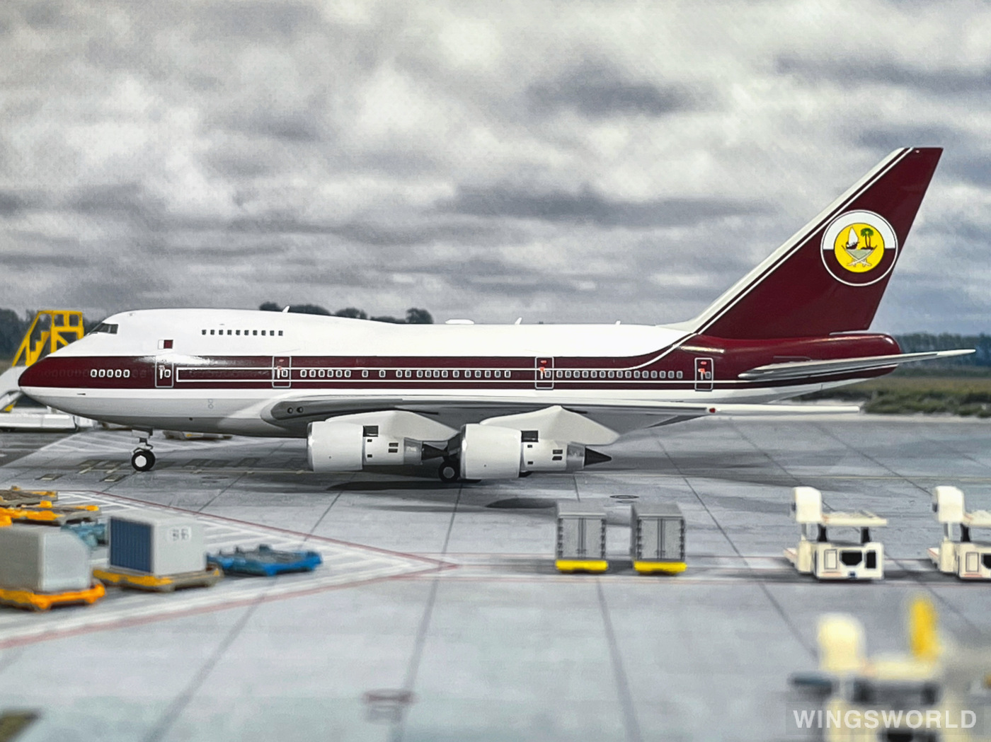 NGmodels 1:400 NG07003 Qatar 卡塔尔航空 Boeing 747SP VP-BAT