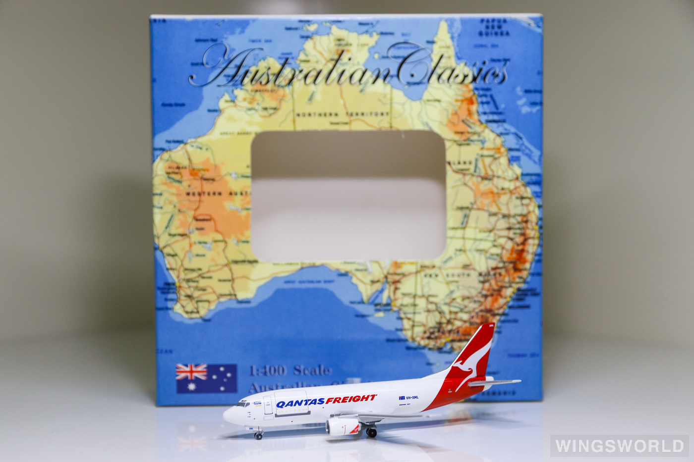 AeroClassics 1:400 ACVHXML Qantas 澳洲航空 Boeing 737-300 VH-XML