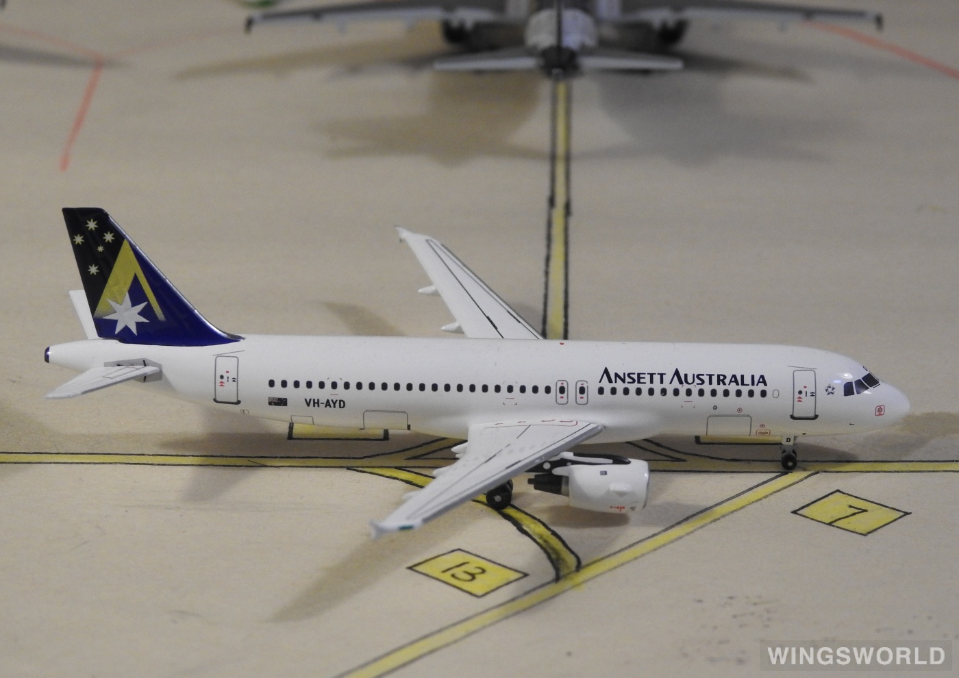 AeroClassics 1:400 ACVHAYDB Ansett 澳洲安捷航空 Airbus A320 VH-AYD