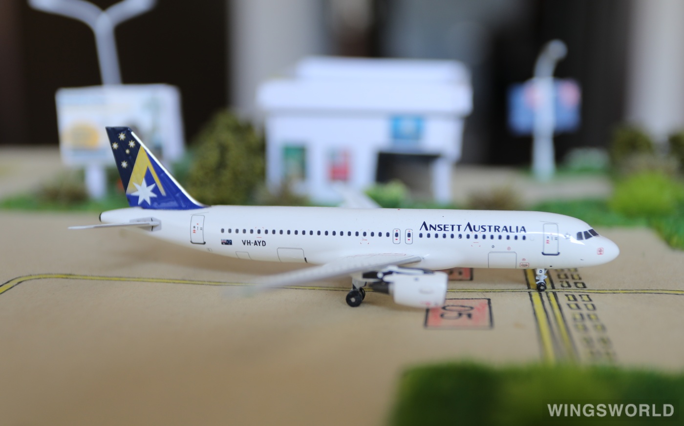 AeroClassics 1:400 ACVHAYDB Ansett 澳洲安捷航空 Airbus A320 VH-AYD