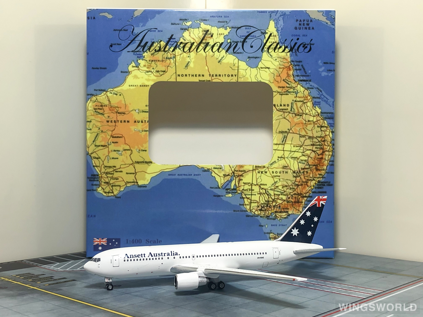 AeroClassics 1:400 AC419650 Ansett 澳洲安捷航空 Boeing 767-200 VH-RME