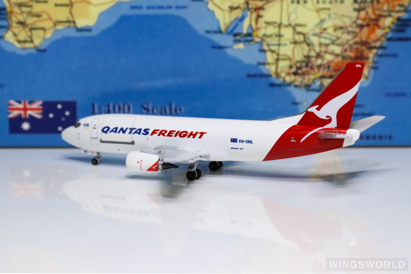 AeroClassics 1:400 ACVHXML Qantas 澳洲航空 Boeing 737-300 VH-XML