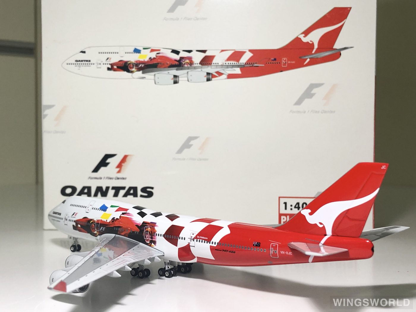 Phoenix 1:400 PH10223 Qantas 澳洲航空 Boeing 747-400 VH-OJC