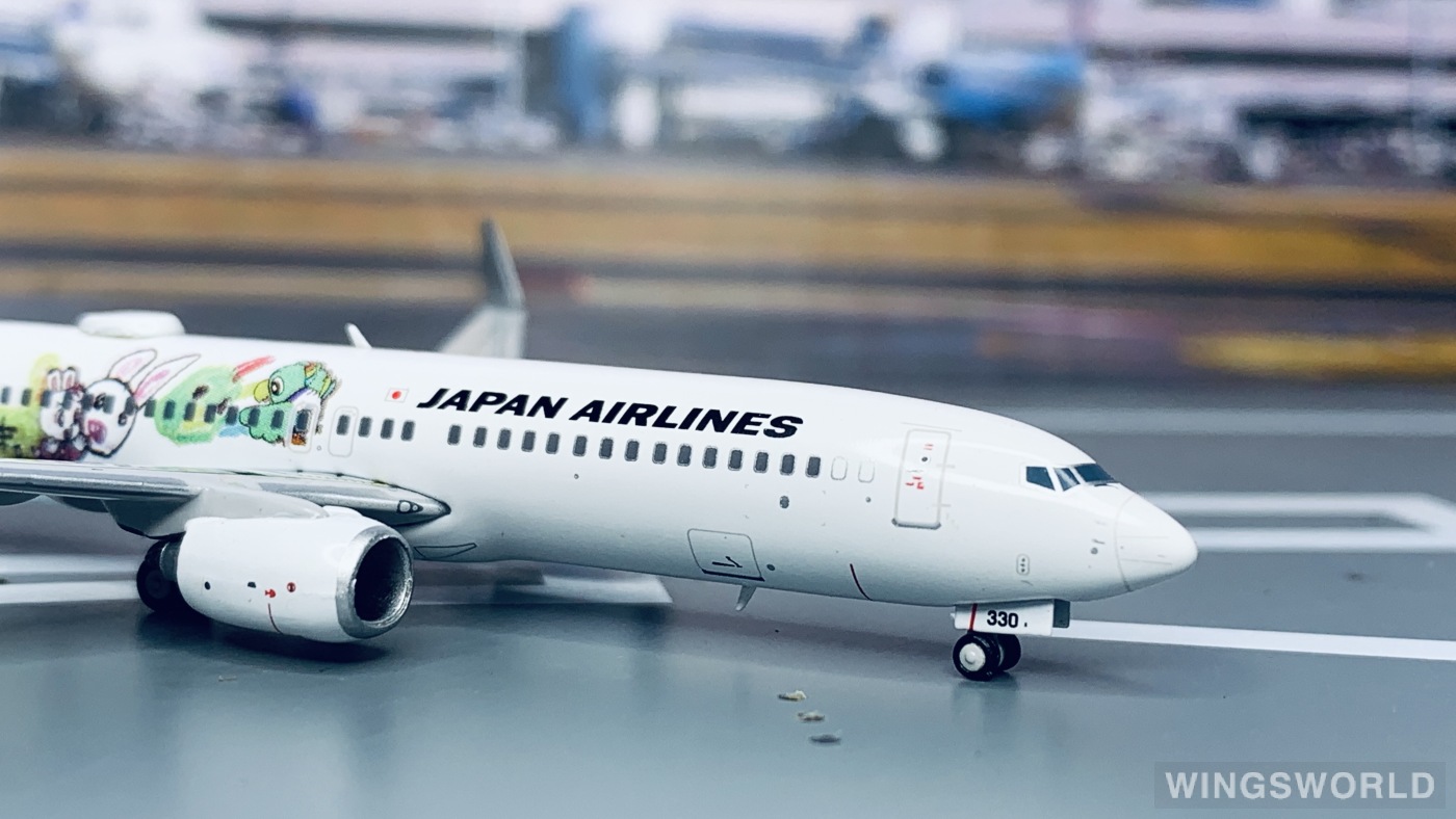 JC Wings 1:400 EW4738004 Japan Airlines 日本航空 Boeing 737-800 JA330J